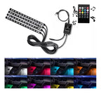 Tira Luces Interior Auto Led Rgb Multicolor 12v Audioritmica