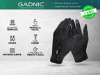 Guantes Tácticos Gadnic Térmicos Touchscreen Ciclismo Moto Color Negro Talle XL