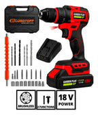 Taladro Atornillador Inalambrico 18v Garden Plus Maletin
