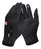 Guantes Tácticos Gadnic Térmicos Touchscreen Ciclismo Moto Color Negro Talle XL