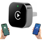 Adaptador Inalámbrico Carplay Android Auto 2 En 1 Usb Tipo C Gris Oscuro